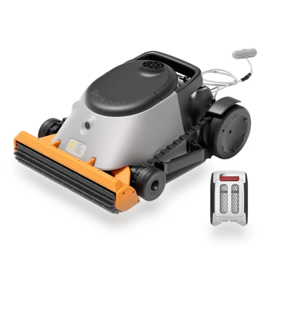 Cordless Robotic Pool Vacuum Cleaner + Skimmer — Automated Pool Maintenance, Genkinno