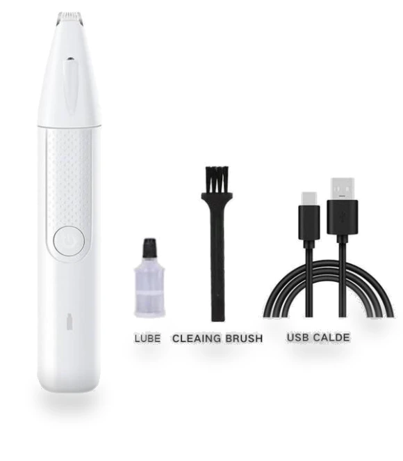 Dog Paw Trimmer with LED Light — Hair Clippers