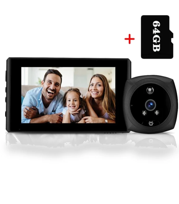 Doorbell Camera with PIR Infrared Night Vision — Smart Home Security, Jakemy
