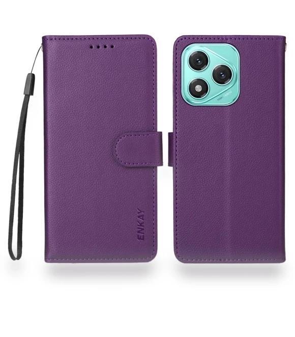 For Honor 400 Lite 5G Wallet Case with Strap — Basic Cases, ENKAY HAT PRINCE
