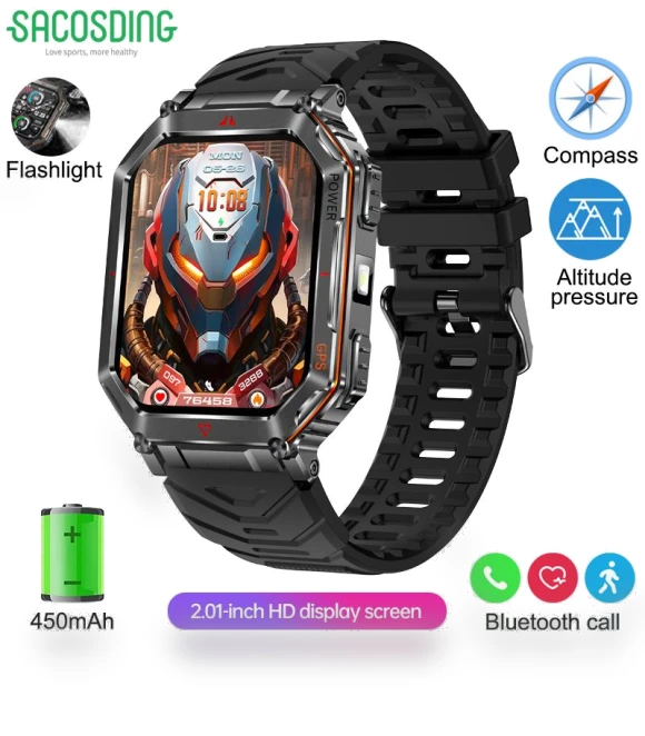 GPS Sport Smart Watch — Smartwatches, SACOSDING