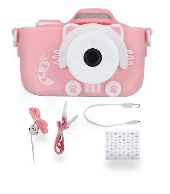 HD IPS Touchscreen Kids Digital Camera — Interactive Animal Companions, ZY-jieri