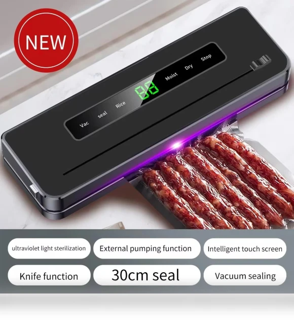 High-Quality External Vacuum Sealer with Built-in Cutter — Vacuum Bags, Jakemy