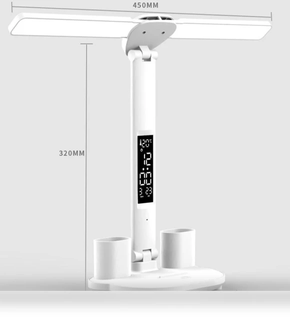 LED Desk Lamp with Adjustable Brightness — Study & Desk Lighting, Happy6