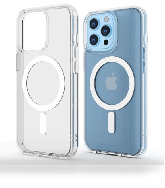 Magnetic Case 1.5mm Thickness TPU+PC Clear Phone Back Cover — Basic Cases, Smartwatch 2025