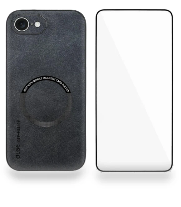 Magnetic Case with Tempered Glass Film — Phone Accessories, WANLONFENG