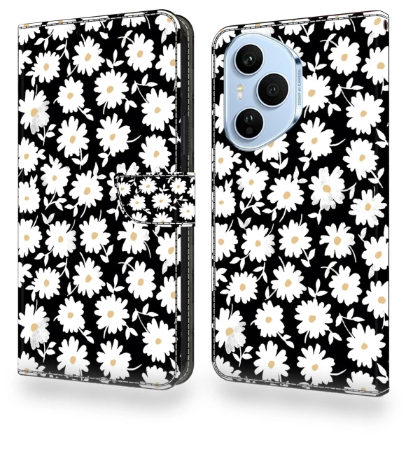 Magnetic Clasp 3D Pattern Leather Wallet Phone Case — Flip Cases, Smartwatch 2025