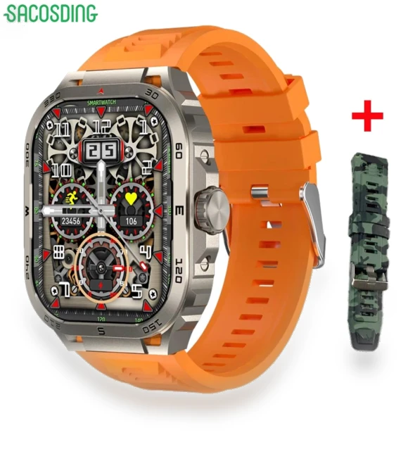 Men's Outdoor Smart Watch with Wireless Charging — Smartwatches, SACOSDING
