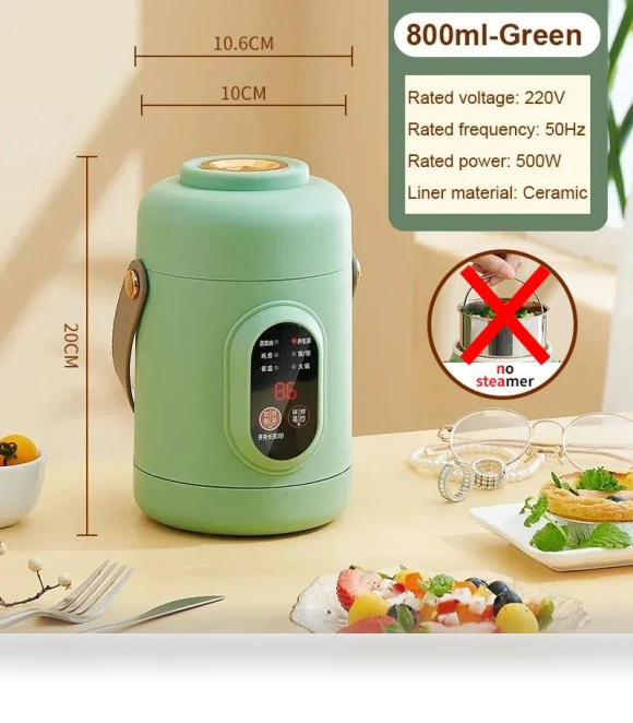 Mini Electric Stew Pot — Portable Cooking Solutions, XK&CC