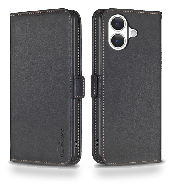 PU Leather Flip Folio Phone Wallet Cover — Bumpers, Smartwatch 2025