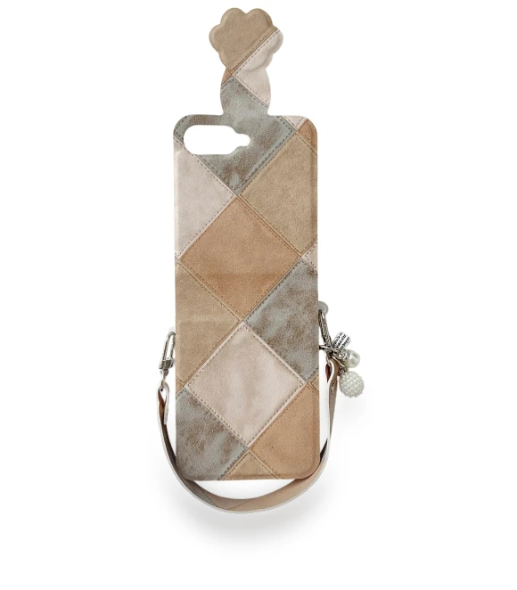 Retro Rhombus Cat Claw Clasp Phone Cover with Strap — Basic Cases, Smartwatch 2025