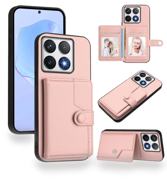 RFID Blocking Card Holder Kickstand Phone Back Cover — Back Covers, Smartwatch 2025