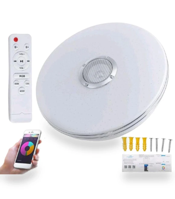 RGB LED Ceiling Light with APP Control — Overhead Lighting, Seahorse Home
