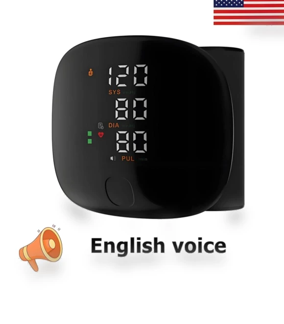 Smart Touch LED Wrist Blood Pressure Monitor — Blood Pressure Monitors, YJMP