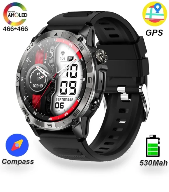 Smart Watch with Amoled Display — Smartwatches, SACOSDING