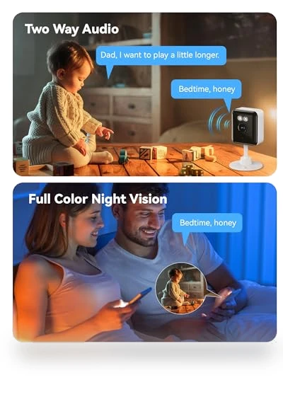 2K Indoor Security Camera — Smart Home Security, Gianteye