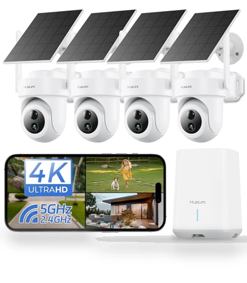Wireless Outdoor Security Camera Kit — Outdoor Security Cameras, MUBILIFE