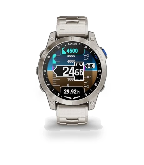 Aviator Smartwatch with GPS Moving Map — Aviation Navigation Systems, Garmin