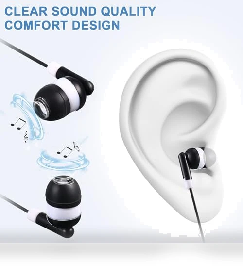 Bulk Earbuds with Wire — In-Ear Headphones, Konohan