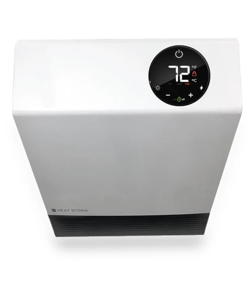 Deluxe Space Infrared Wall Mount Electric Heater — Portable Heating Solutions, Heat Storm