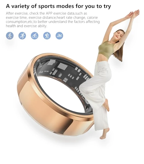 Fitness Tracker Smart Ring — Fitness & Activity Monitors, GenXenon