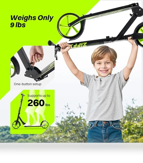Foldable Kick Scooter for Kids — Push Scooters, ZIFFY
