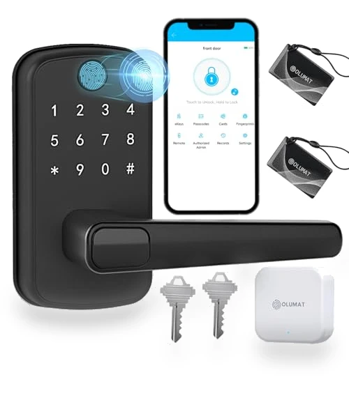Keyless Entry Door Lock — Biometric Security, OLUMAT