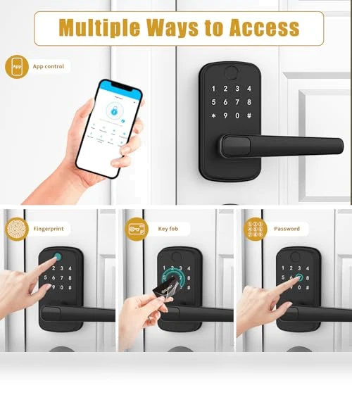 Keyless Entry Door Lock — Biometric Security, OLUMAT