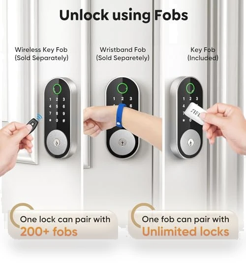 Keyless-Entry Fingerprint Deadbolt Smart Lock — Deadbolts, Sifely