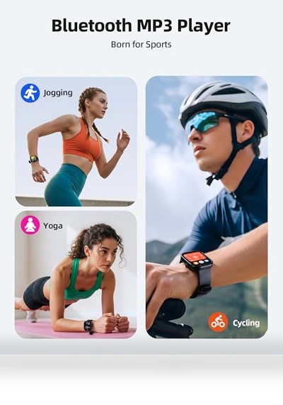 Bluetooth MP3 Player Watch — Wearable Accessories, AGPTEK