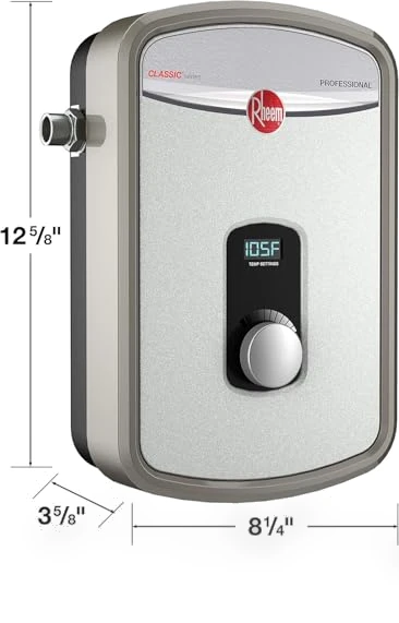 Residential Tankless Water Heater — Heaters, Rheem