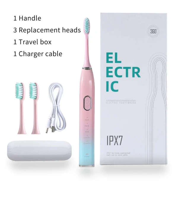 Smart Electric Sonic Toothbrush — Electric Toothbrush Heads, Light makeup