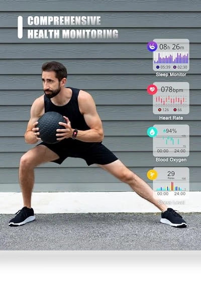 Smart Fitness Tracker Watch — Smartwatches, QVEQ