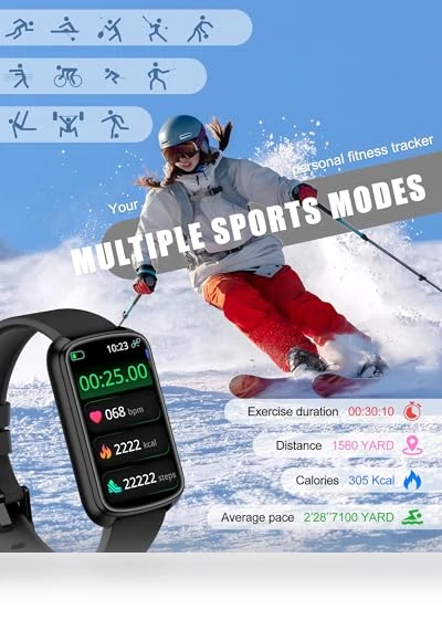 Smart Fitness Tracker Watch — Smartwatches, QVEQ
