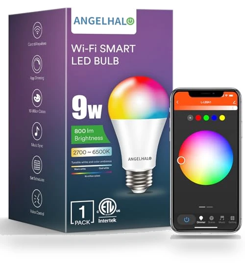 Smart Light Bulbs — LED, ANGELHALO