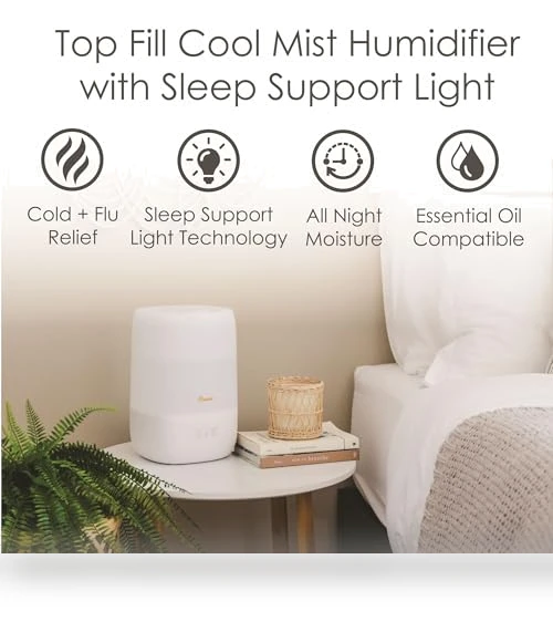 Ultra-Quiet 3-in-1 Humidifier — Air Moisturizers, Crane