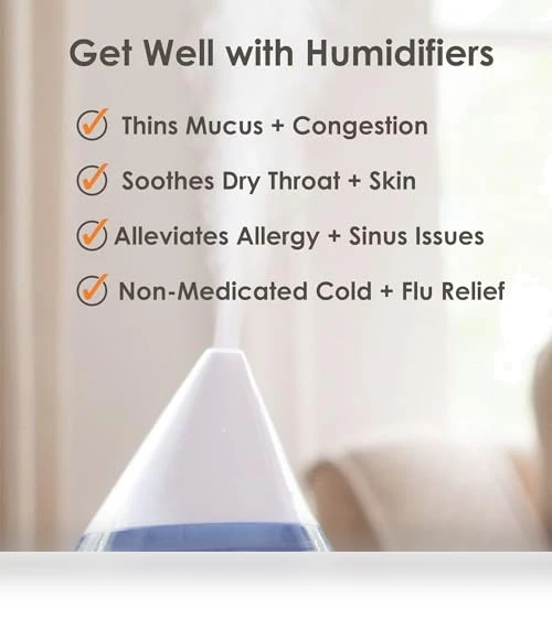 Ultra-Quiet 3-in-1 Humidifier — Air Moisturizers, Crane