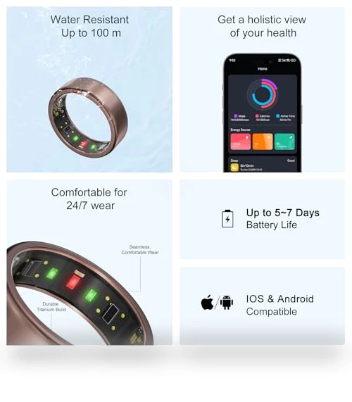 Ultra-Thin Titanium Smart Ring — Smart Rings, POBOVi