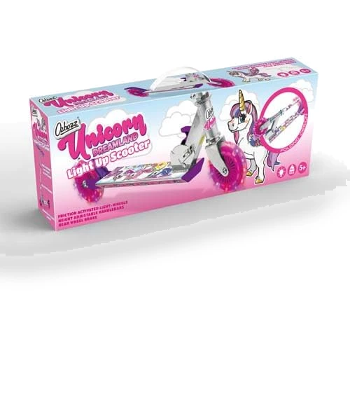 Unicorn Scooter with Light Up Wheels — Push Scooters, Ozbozz