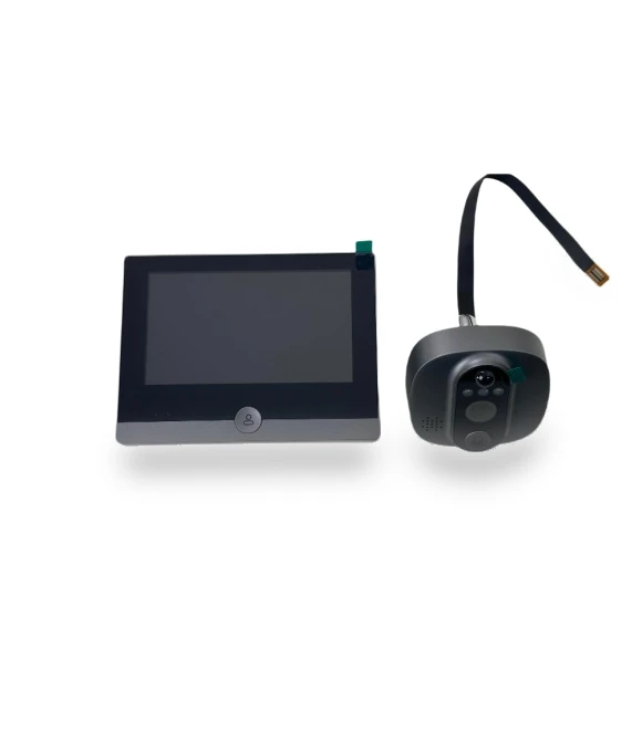 Wi-Fi LCD Peephole Camera with Night Vision — Smart Home Security, Jakemy