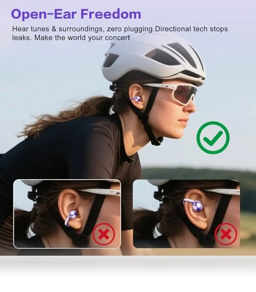 Wireless Clip on Earbuds — In-Ear Headphones, ZIHNIC
