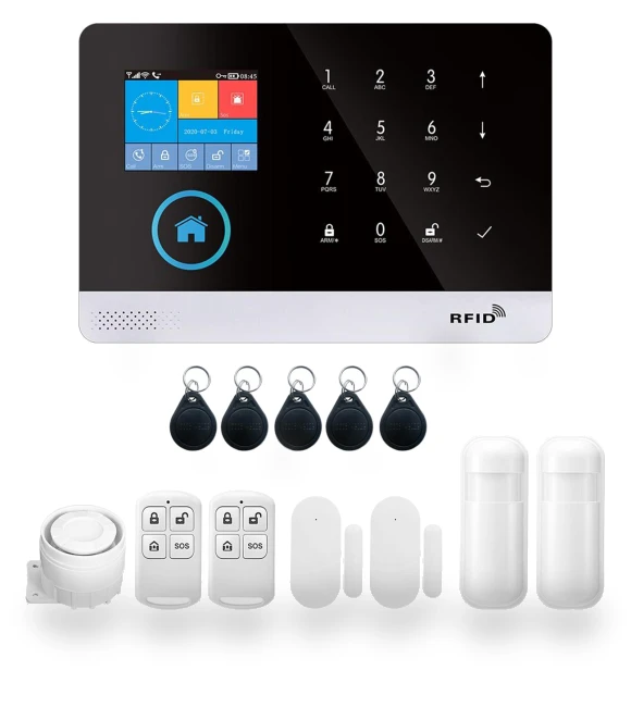 Wireless Wi-Fi + GSM Alarm System — Smart Home Security, Toys Arts