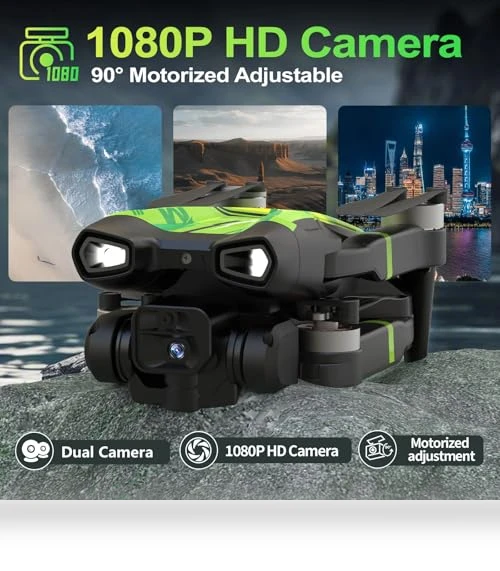 1080P Mini Drone with Brushless Motor — Drones, morlyrctooy