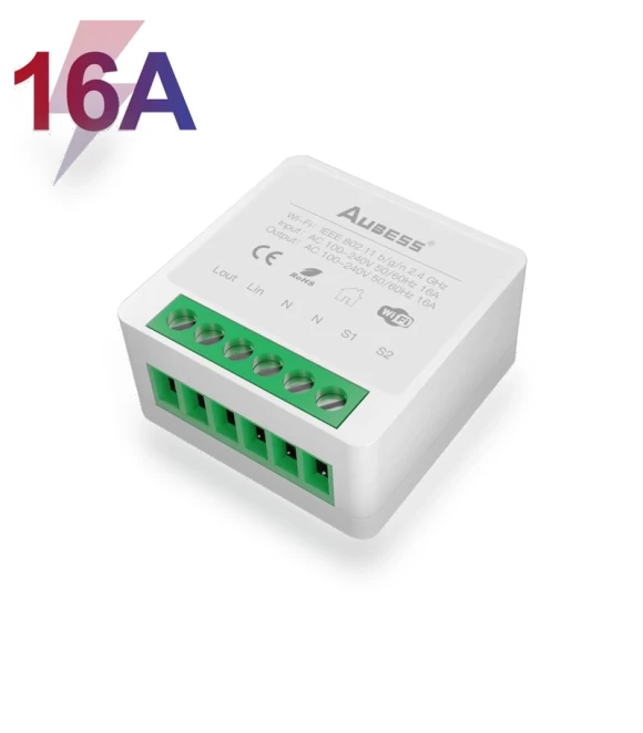 2-сторонний DIY Wi-Fi умный переключатель 16А релейный модуль — Smart Home Modules, AUBESS