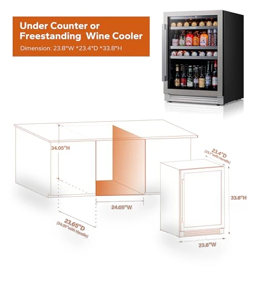 24 Inch Beverage Refrigerator — Drink Coolers, Ca'Lefort