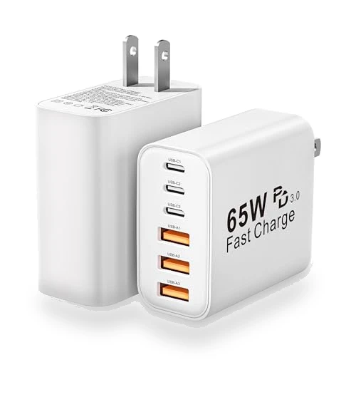 65W 6-Port USB C Wall Charger — Chargers, Shenzhen Xihuida Electronics Co., Ltd.