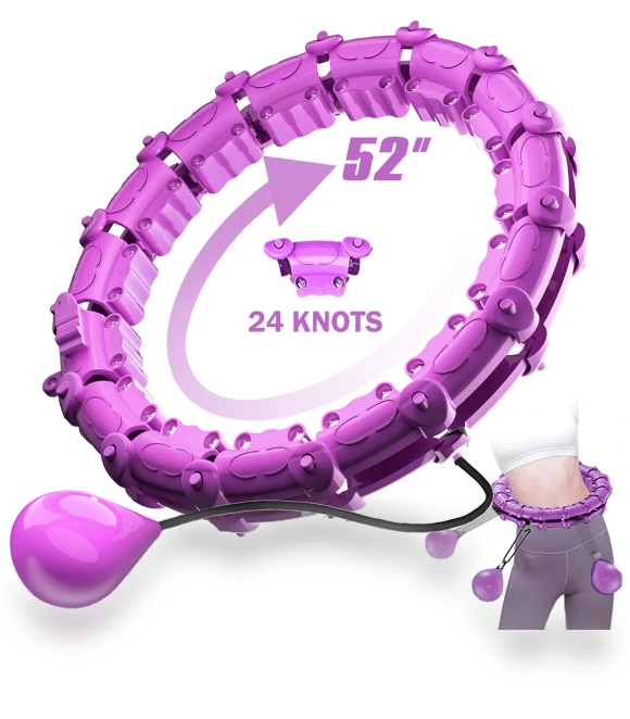 Adjustable Smart Fitness Hoop — Fitness & Activity Monitors, Two light chasing boys