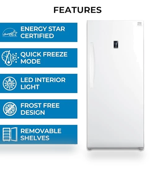 Convertible Upright Freezer/Refrigerator — Mini Fridges, Kenmore