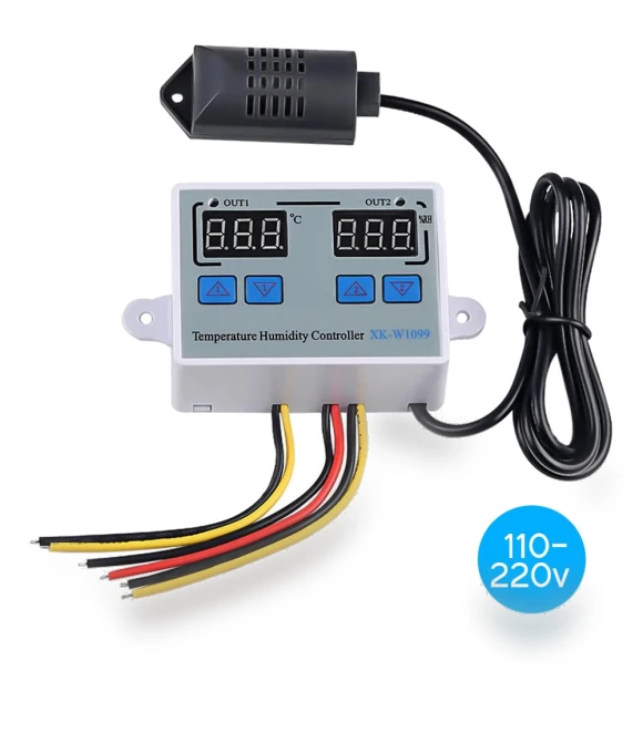 Dual Digital Temperature and Humidity Controller — Home Climate Control, TOMTOP JMS