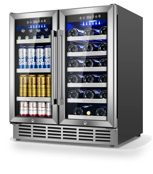 Dual Zone Beverage Cooler — Wine Storage Solutions, Velivi